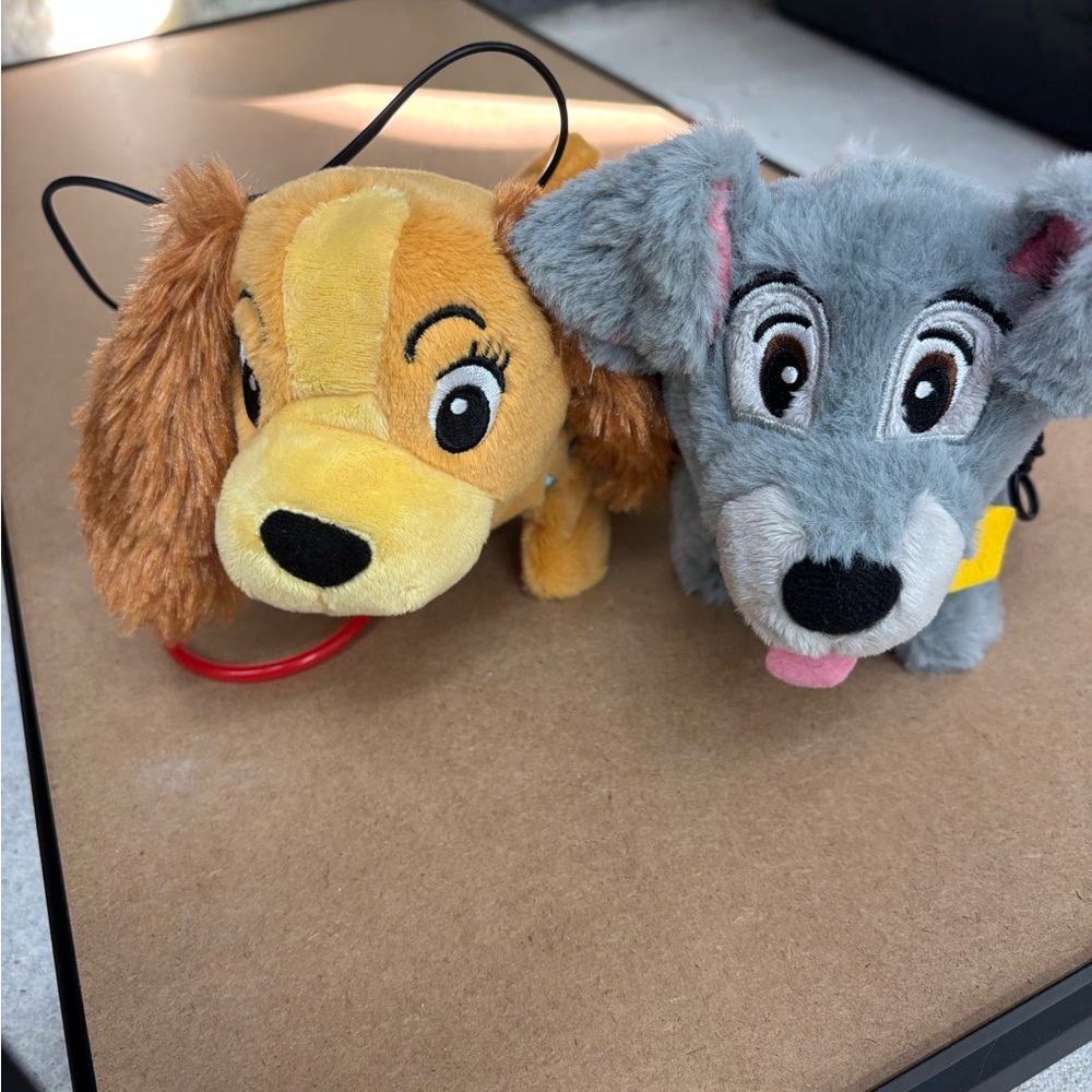 Disney Lady & Tramp leash controlled Plush toy lot-tested & works - Picture 6 of 6